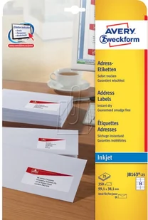Avery Zweckform Etykiety adresowe Zweckform 99,1 x 38,1mm 25 ark./op. J8163-25 - Etykiety samoprzylepne i bloki etykiet - miniaturka - grafika 3