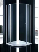 Kabiny prysznicowe - Swiac Humia 90x90 L lewa szkło transparentne - miniaturka - grafika 1