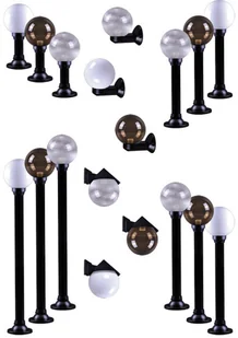 Kaja Kinkiet ogrodowy 1x60W czarny 5901425573757 - Lampy ogrodowe - miniaturka - grafika 7