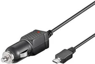 Techly Ładowarka Samochodowa Micro USB 5V 1A Czarna 1,5m 301047 - Ładowarki samochodowe - miniaturka - grafika 2
