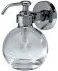 Mydelniczki i dozowniki mydła - Merida Dozownik mydła w płynie ze szklanym pojemnikiem D28 - miniaturka - grafika 1