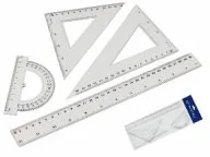 Starpak Komplet geometryczny 4 elementy 174932 - Linijki, ekierki - miniaturka - grafika 2