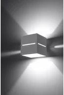 Lampy ścienne - Sollux Lighting Kinkiet LOBO biały SL.0206 - miniaturka - grafika 1