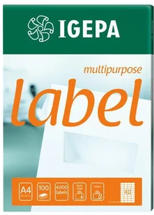 Igepa Etykiety Samoprzylepne 210x148 - Papier do drukarek - miniaturka - grafika 3