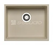 Zlewozmywaki - Teka TETRAGON 50x40 1B UM beż 70066711 - miniaturka - grafika 1