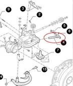 Części i akcesoria do maszyn rolniczych - CNH PALEC SUPŁACZA 89838789 - 920018192 - 87645121 - miniaturka - grafika 1