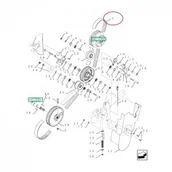 Części i akcesoria do maszyn rolniczych - CNH PAS PRZENOŚNIKA POCHYŁEGO (GARDZIELI) 84072421 - miniaturka - grafika 1