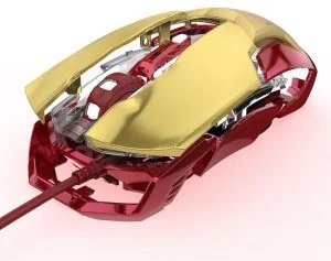 E-Blue IRON MAN ARMOR EMS610 złota (EMS610GOAA-EU) - Myszki - miniaturka - grafika 4