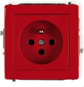 Gniazdka elektryczne - Karlik Gniazdo DATA z uziemieniem z kluczem 2P+Z DGZK - miniaturka - grafika 1