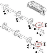Części i akcesoria do maszyn rolniczych - CNH PALEC PODBIERACZA 89847572 - miniaturka - grafika 1