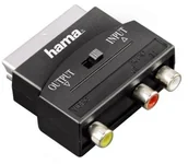 Złącza, przejściówki, adaptery - Hama Adapter SCART-3XRCA Czarny Rozłóż zakup na 50 rat - miniaturka - grafika 1