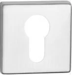 Szyldy i rozety - Metal-Bud Szyld kwadratowy Nierdzewny klucz / wkład - miniaturka - grafika 1