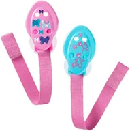 Inne akcesoria do pielęgnacji dzieci - Tommee Tippee Klipsy na smoczek C2N, 2szt. -rakieta-lew 433363TT - miniaturka - grafika 1