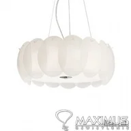 Oprawy, klosze i abażury - Ideal Lux OVALINO SP8 BIANCO oprawa wisząca 8 x 60W E27 90481 090481 - miniaturka - grafika 1