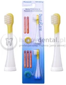 Końcówki do szczoteczek elektrycznych - Panasonic DentaCare EW0942 2szt. - miękkie końcówki dziecięce do szczoteczek Pan - miniaturka - grafika 1