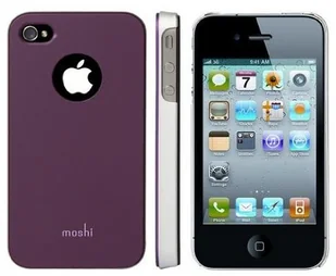 Moshi iGlaze 4 Snap-on torba na telefon komórkowy wraz z folią ochronną do Apple iPhone 4/4S lila - Etui i futerały do telefonów Moshi iGlaze 4 Snap-on torba na telefon komórkowy wraz z folią ochronną do Apple iPhone 4/4S lila - Etui i futerały do telefonów - miniaturka - grafika 1