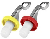 Pozostałe akcesoria barmańskie - Tescoma Zamknięcie/ otwieracz do butelek PRESTO, 2 szt., biały, niebieski 420696 - miniaturka - grafika 1