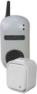 Zamel Dzwonek elektroniczny bezprzewodowy BULIK zestaw hermet. DRS-982H 230V DRS-982 - Dzwonki i gongi - miniaturka - grafika 2