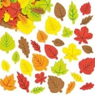 Przybory szkolne - Baker Naklejki piankowe Listki ROSS - miniaturka - grafika 1