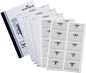 Identyfikatory - Durable Zestaw wkłady z Identyfikatorami kombi-klip 54x90mm 20 sztuk - miniaturka - grafika 1