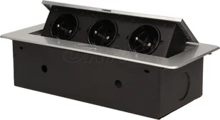 Orno Gniazda wpuszczane w blat 3x230V srebrny OR AE 1336/G - Gniazdka elektryczne - miniaturka - grafika 10