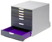 Artykuły biurowe - DURABLE Zestaw szuflad 7 szuflad 7607-27 - miniaturka - grafika 1