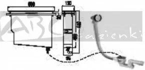 Tres 1.34.445 syfon wannowy z przelewem do podłączenia ze zbiornikiem odprowadzającym wodę - Syfony Tres 1.34.445 syfon wannowy z przelewem do podłączenia ze zbiornikiem odprowadzającym wodę - Syfony - miniaturka - grafika 6