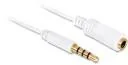 Kable - Delock Kabel 3.5mm, miniJack,0.5 m, biały - 84717 - miniaturka - grafika 1