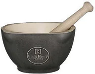 Pozostałe akcesoria kuchenne - Emile Henry Moździerz do ziół z tłuczkiem grafitowy EH790255 - miniaturka - grafika 1