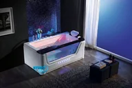 Wanny z hydromasażem - Hydrosan Nevada 912 170x90 biała - miniaturka - grafika 1