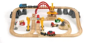 Brio Kolejka drewniana- przewóz towarowy zestaw - Pociągi dla dzieci - miniaturka - grafika 3