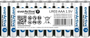 EverActive 10 x baterie alkaliczne Pro LR03 AAA taca - Baterie i akcesoria - miniaturka - grafika 6