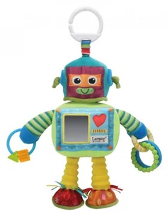 Lamaze zabawka dziecięca "Rusty, robot" Clip & Go, wysokiej jakości zabawka dla małych dzieci. Piszcząca zabawka to idealna zabawka do wózka dziecięcego i przytulanka dla niemowląt, L27089 LC27089 - Maskotki i pluszaki Lamaze zabawka dziecięca "Rusty, robot" Clip & Go, wysokiej jakości zabawka dla małych dzieci. Piszcząca zabawka to idealna zabawka do wózka dziecięcego i przytulanka dla niemowląt, L27089 LC27089 - Maskotki i pluszaki - miniaturka - grafika 2
