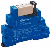 Sterowniki i przekaźniki - Finder Przekaźnikowy moduł sprzęgający 14mm, 2CO 8A 60VDC 38.52.7.060.0050 - miniaturka - grafika 1