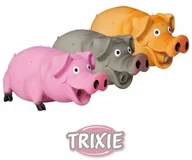 Zabawki dla psów - Trixie Świnka lateksowa chrumkająca 21cm [TX-35499] MS_2395 - miniaturka - grafika 1