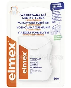 elmex Przeciw Próchnicy Woskowana Nić Dentystyczna 50m - Nici dentystyczne - miniaturka - grafika 2