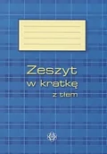 Zeszyty szkolne - Zeszyt w kratkę z tłem Praca Zbiorowa - miniaturka - grafika 1