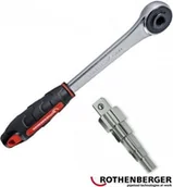 Klucze i nasadki - ROTHENBERGER Klucz stopniowy z grzechotka do nypli UNI 1 (73297) - miniaturka - grafika 1