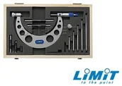 Suwmiarki i mikrometry - Limit Mikrometr zewnętrzny z wymiennymi trzpieniami 0-150MM - 9544-0103) - miniaturka - grafika 1