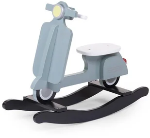 CHILDHOME CHILDWOOD Skuter na biegunach, niebieski i czarny, CWRSMB - Zabawki na biegunach - miniaturka - grafika 2