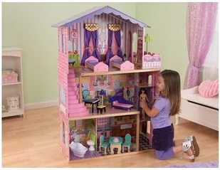 KidKraft 65082 domek dla lalek My Dream Mansion, różowy 65082 - Domki dla lalek - miniaturka - grafika 2