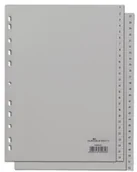 Przekładki do segregatorów - DURABLE Przekładka PP A4 szare, nadrukowane indeksy, dwie sekwencje (1 - 26, 27 - miniaturka - grafika 1