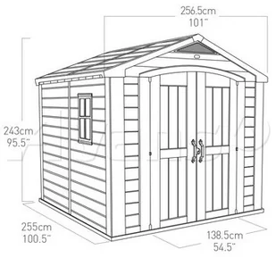 Keter Factor 8x8 - Altany ogrodowe - miniaturka - grafika 4