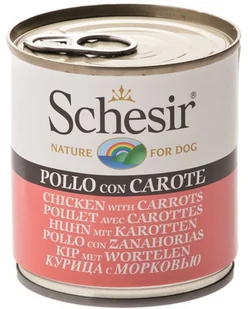 Schesir Dog Kurczak z marchewką 12x285g - Mokra karma dla psów - miniaturka - grafika 3