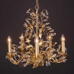 J. Holländer Ekskluzywny żyrandol Buono 5-punktowy - Lampy sufitowe - miniaturka - grafika 4