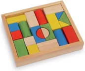 Klocki - Small Foot Design Kolorowe naturalne klocki dla najmłodszych Nino 2460 - miniaturka - grafika 1