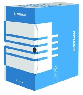 Donau Pudło archiwizacyjne , karton, A4/200mm, niebieskie 7663401FSC-10 - Pudła i kartony archiwizacyjne - miniaturka - grafika 3