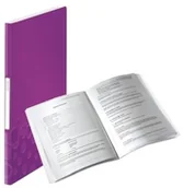 Ofertówki - Esselte teczka ofertowa 20 koszulek PP LEITZ WOW fioletowa ES1142-12 - miniaturka - grafika 1