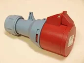 Gniazdka elektryczne - PCE Gniazdo przenośne 16A 400V 3P+Z TURBO TWIST bezśrubowe podłączenie IP44 214- - miniaturka - grafika 1