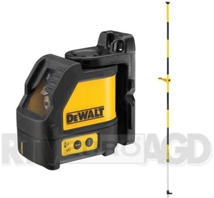 DeWalt Laser linowy samopoziomujący z tyczką rozporową z dokładnością +/-0,3 mm/ (DW088KPOL-XJ) - Sprzęt geodezyjny - miniaturka - grafika 2
